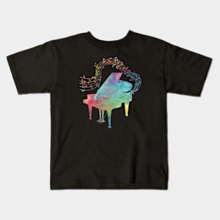 Piano And Music Notes Kids T-Shirt